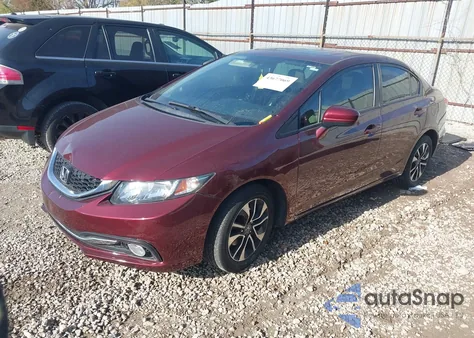 2015 Honda Civic Ex из США, поврежденный, VIN 19XFB2F84FE107825